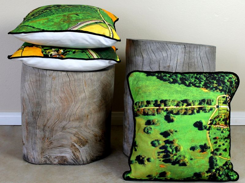 How-To: Satellite Imagery Throws Pillows